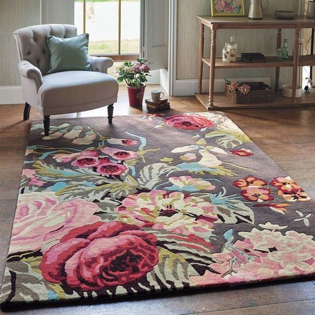 Magnolia Floral Hand Tufted Carpet & Rug