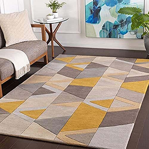 carpet  Multicolor Triangle Hand Tufted Carpet