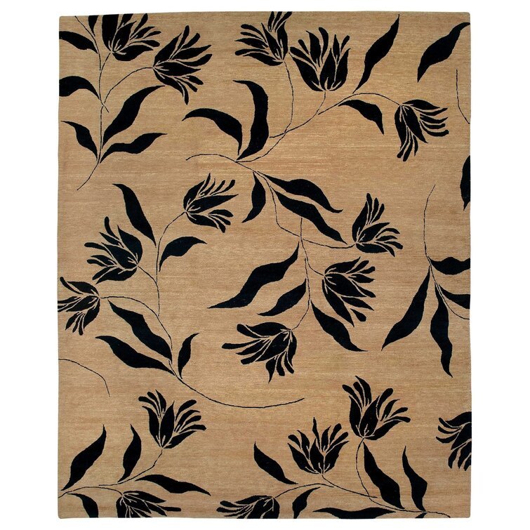 Flower Wool colour Premium Hand Tufted Carpet