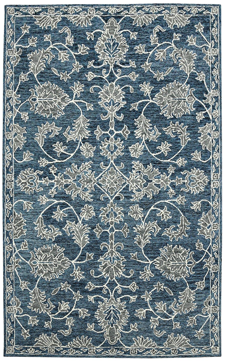 Indigo Hues Hand Premium Tufted Carpet
